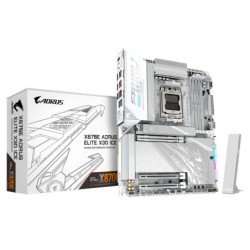 Tarjeta madre gigabyte ATX X870E a elite x ice, ddr5, am5, 1256 GB, para AMD